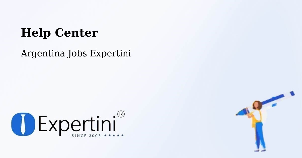 Help Center – Departamento De Vera - Argentina Jobs Expertini